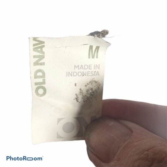 old navy grey black juniors puff zip up vest pockets medium READ - Picture 3 of 8